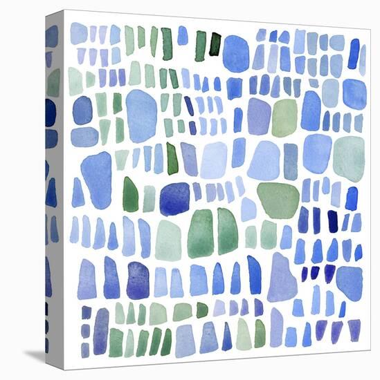 Series Sea Glass No. IV-Louise van Terheijden-Stretched Canvas