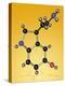 Serotonin Neurotransmitter Molecule-Miriam Maslo-Premier Image Canvas