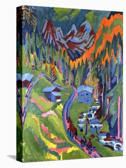 Sertig Path in Summer-Ernst Ludwig Kirchner-Premier Image Canvas