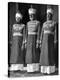 Servants of British Lord Archibald Wavell, Viceroy of India, in Scarlet and Gold Uniforms-Margaret Bourke-White-Premier Image Canvas