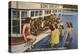 Servicemen, Bathing Girls, Silver Springs, Florida-null-Stretched Canvas