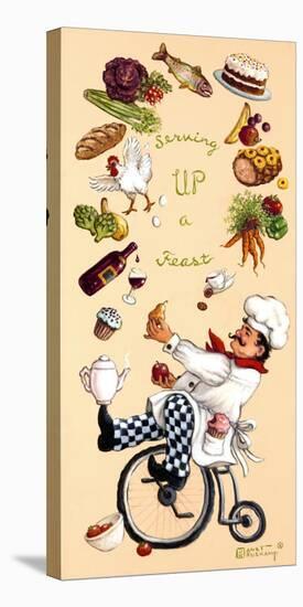 Serving Up A Feast-Janet Kruskamp-Stretched Canvas