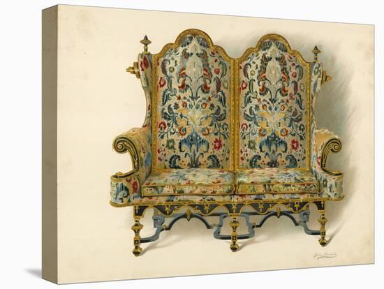 Settee, the Property of the Duke of Leeds-Shirley Charles Llewellyn Slocombe-Premier Image Canvas