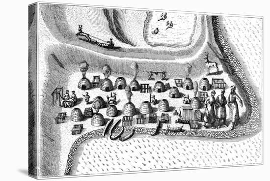 Settlement in Russian Lapland, 1594-Jan Huygen Von Linschoten-Premier Image Canvas