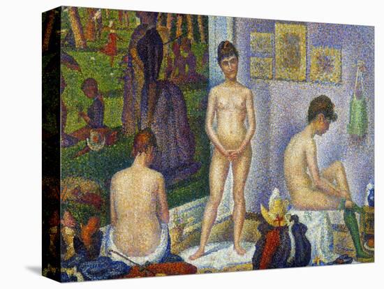 Seurat: Models, C1866-Georges Seurat-Premier Image Canvas