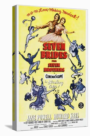 Seven Brides for Seven Brothers, 1954-null-Premier Image Canvas