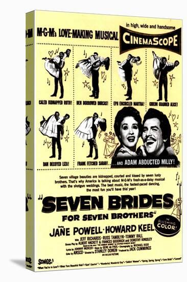 Seven Brides for Seven Brothers, 1954-null-Stretched Canvas