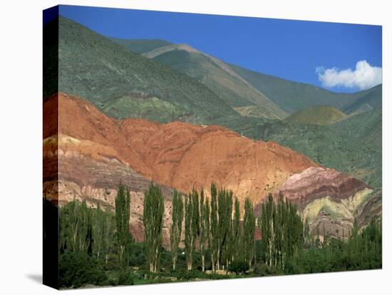 Seven Colours Mountain at Purmamaca Near Tilcara in Argentina, South America-Murray Louise-Premier Image Canvas
