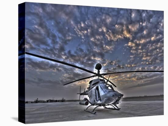 Seven Exposure HDR Image of a Stationary Kiowa OH-58D Helicopter-Stocktrek Images-Premier Image Canvas