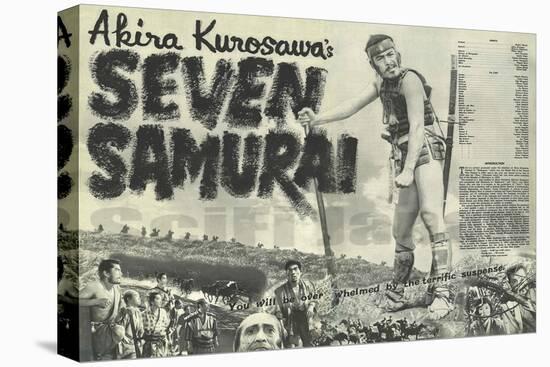 Seven Samurai, 1954-null-Stretched Canvas