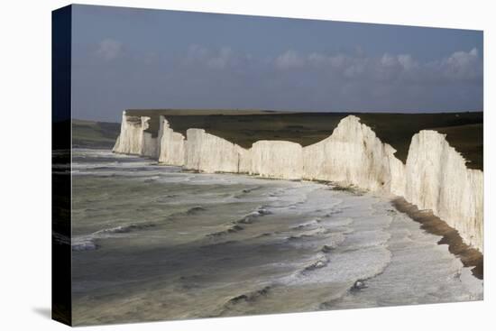 Seven Sisters from Birling Gap, South Downs National Park, East Sussex, England, United Kingdom-Rolf Richardson-Premier Image Canvas