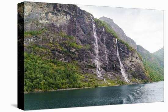 Seven Sisters Waterfall, Geirangerfjord, Norway-Amanda Hall-Premier Image Canvas