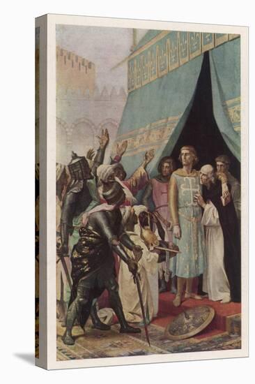 Seventh Crusade Louis Ix King of France Invades the Holy Land But is Taken Prisoner at Mansourah-Alexandre Cabanel-Stretched Canvas