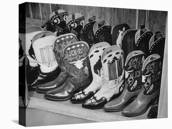Several Pairs of Cowboy Boots from the 21 Club's Jack Kriendler's Collection-Eric Schaal-Premier Image Canvas