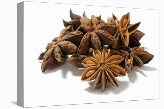 Several Star Anise on White Background-Kröger and Gross-Premier Image Canvas