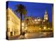 Seville Cathedral (Catedral) and the Giralda at Night-Stuart Black-Premier Image Canvas