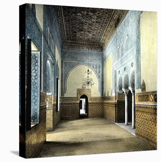 Seville (Spain), the Alcazar, the Resting Room of the Moorish Kings-Leon, Levy et Fils-Premier Image Canvas