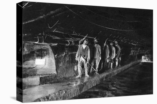 Sewer Cleaners in the Main Sewer, Paris, 1931-Ernest Flammarion-Premier Image Canvas