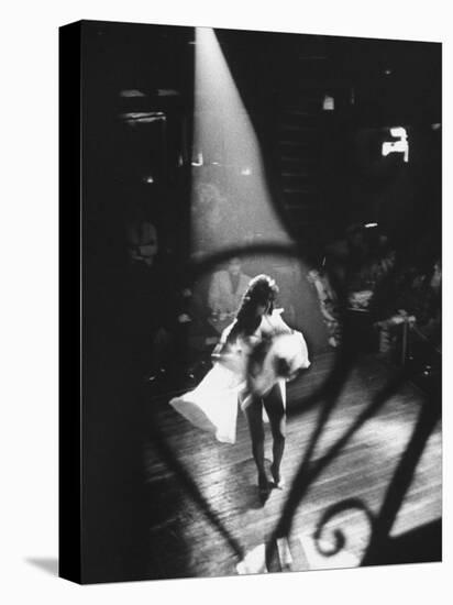 Sexy Dancer Performing in a Nightclub-Allan Grant-Premier Image Canvas