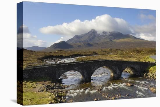 Sgurr Nan Gillean from Sligachan, Isle of Skye, Inner Hebrides, Scotland, United Kingdom, Europe-Gary Cook-Premier Image Canvas