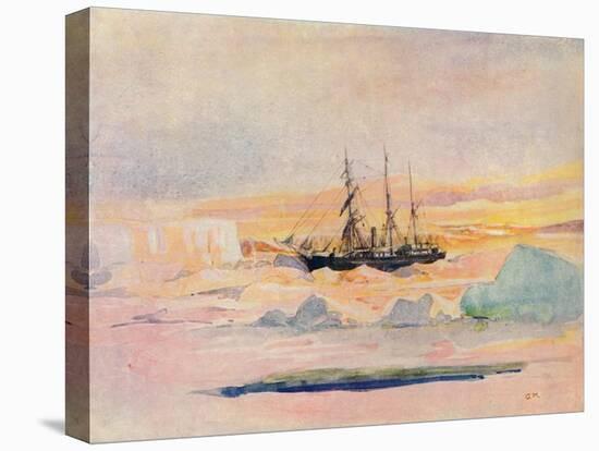 Shackleton's Ship, the Nimrod, in Mcmurdo Sound, 1912-George Marston-Premier Image Canvas