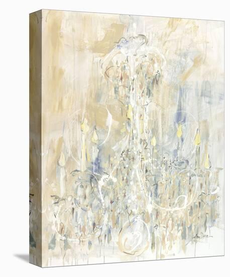 Shades of White Chandelier-Amy Dixon-Stretched Canvas