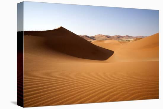 Shadow and Light Among the Sand Dunes Shaped by Wind, Sossusvlei, Namib Naukluft National Park-Roberto Moiola-Premier Image Canvas