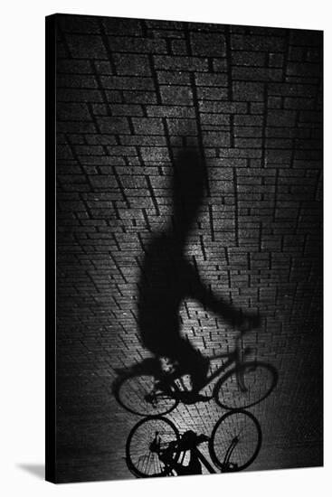 Shadow Bike-Antonio Grambone-Stretched Canvas