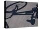 Shadow of a Bicycle-null-Premier Image Canvas