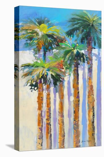 Shadow Palms II-Jane Slivka-Stretched Canvas