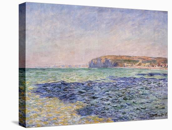 Shadows on the Sea - the Cliffs at Pourville-Claude Monet-Premier Image Canvas