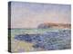 Shadows on the Sea - the Cliffs at Pourville-Claude Monet-Premier Image Canvas