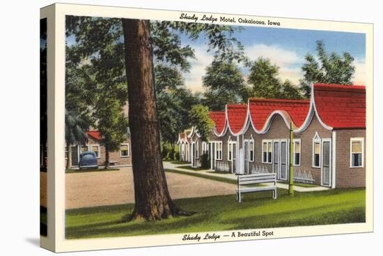 Shady Lodge Motel, Oskaloosa, Iowa-null-Stretched Canvas