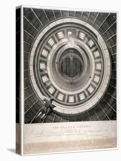 Shaft for Descent to the Entrance of the Thames Tunnel (View from the Top), London, 1831-B Dixie-Premier Image Canvas