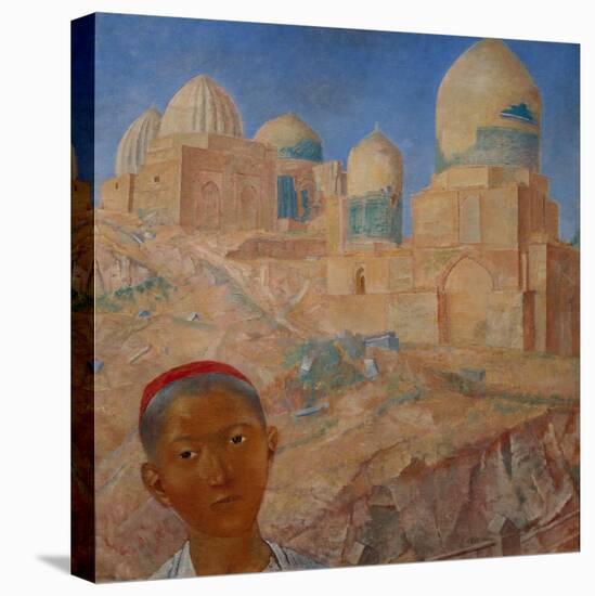 Shah-I-Zinda in Samarkand, 1921-Kosjma Ssergej Petroff-Wodkin-Premier Image Canvas