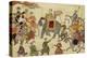 Shah Jahan Mounted on an Elephant with His Retinue-null-Premier Image Canvas