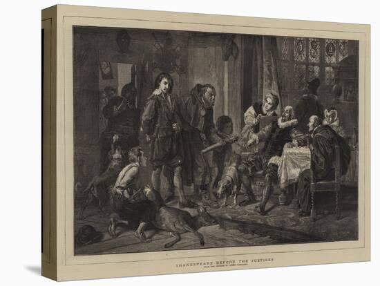 Shakespeare before the Justices-Julius Friedrich Anton Schrader-Premier Image Canvas