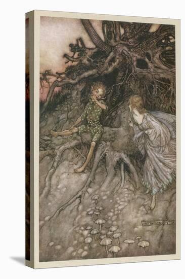 Shakespeare, Puck, Fairy-Arthur Rackham-Premier Image Canvas