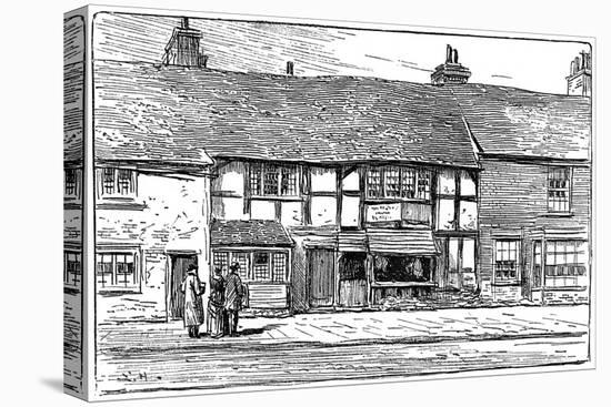 Shakespeare's Birthplace before Restoration, Stratford-Upon-Avon, Warwickshire, 1885-Edward Hull-Premier Image Canvas