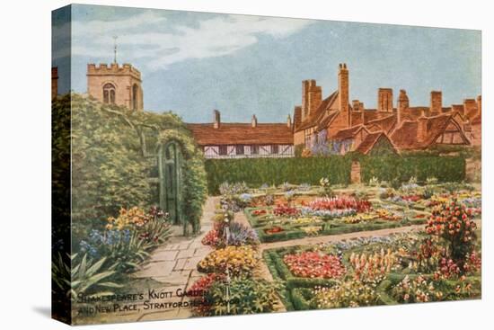 Shakespeare's Knott Garden and New Place, Stratford-Upon-Avon-Alfred Robert Quinton-Premier Image Canvas