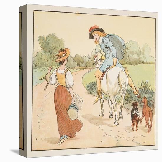 Shall I Go with You My Pretty Maid? , from the Hey Diddle Diddle Picture Book, Pub.1882 (Colour En-Randolph Caldecott-Premier Image Canvas