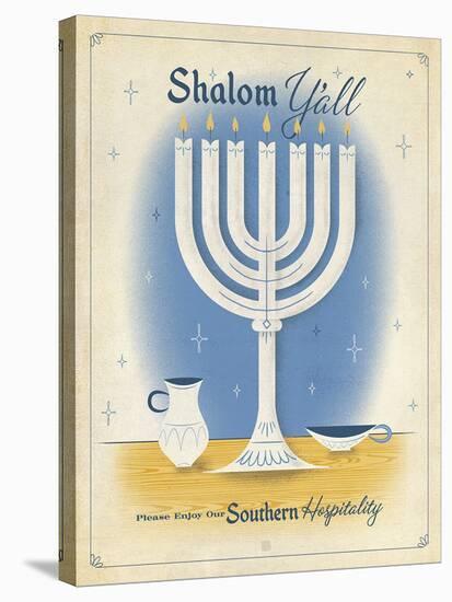 Shalom Y’all-Anderson Design Group-Stretched Canvas