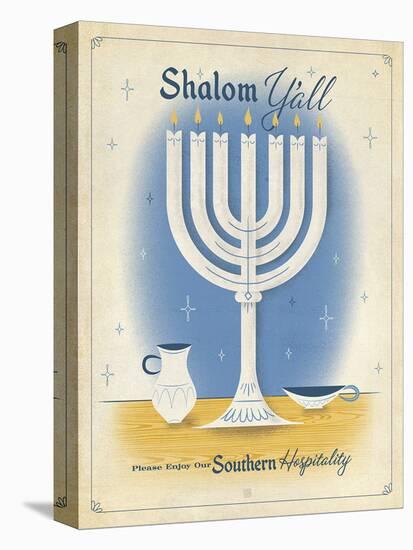 Shalom Y’all-Anderson Design Group-Stretched Canvas