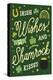 Shamrock Wishes II-Laura Marshall-Stretched Canvas