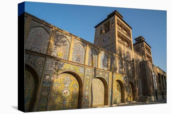 Shams-al Emarat Towers (Edifice of the Sun), Golestan Palace, UNESCO World Heritage Site, Tehran, I-James Strachan-Premier Image Canvas