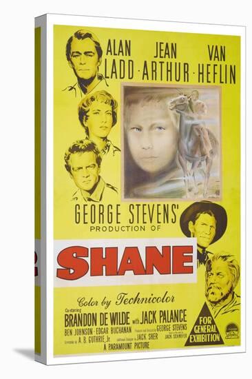 Shane, 1953, Directed by George Stevens-null-Premier Image Canvas