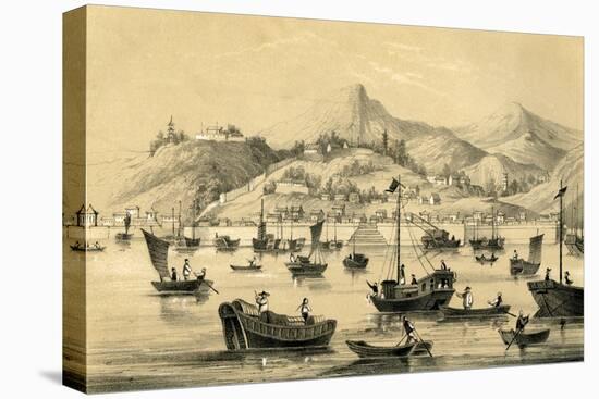 Shanghai, One of the Five Ports Opened by the Late Treaty to British Commerce, 1847-null-Premier Image Canvas