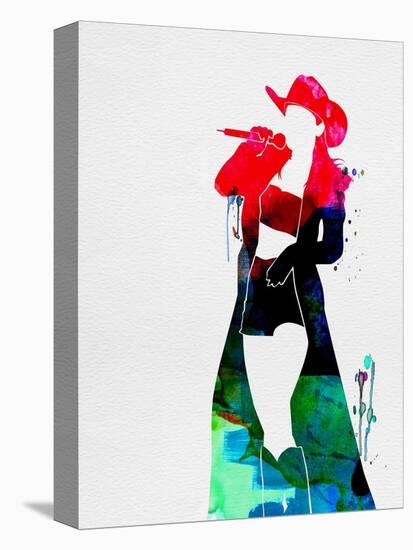 Shania Watercolor-Lana Feldman-Stretched Canvas