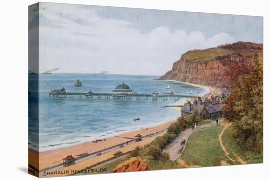 Shanklin Head and Pier, I W-Alfred Robert Quinton-Premier Image Canvas