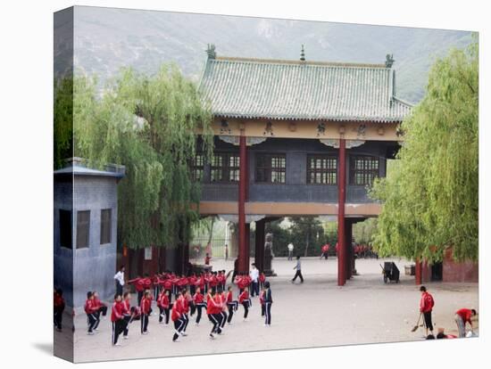 Shaolin Monastery, Shaolin, Birthplace of Kung Fu Martial Art, Henan Province, China-Kober Christian-Premier Image Canvas